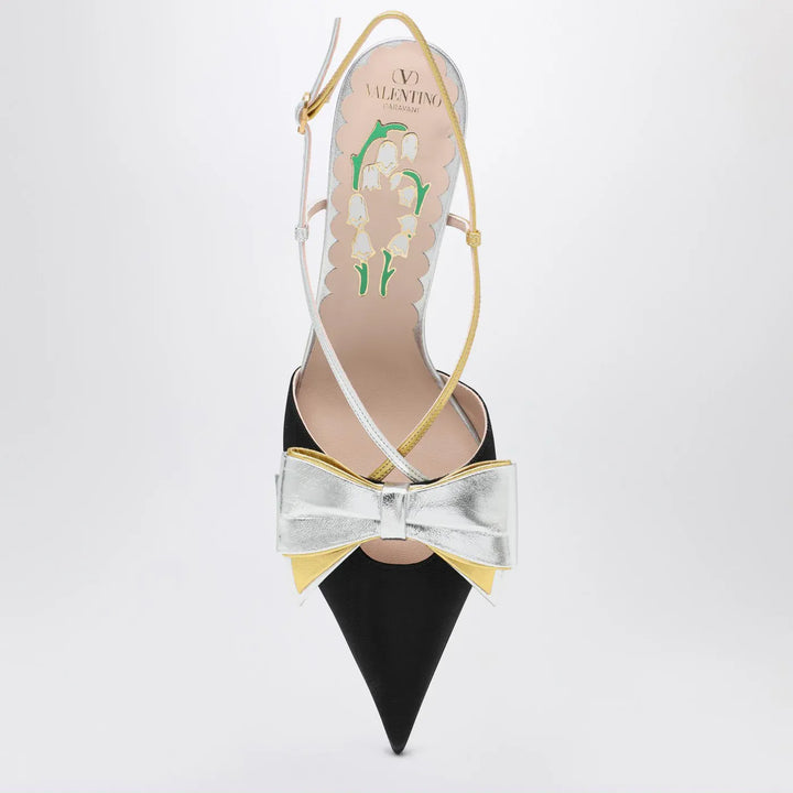 Valentino Garavani - Slingback Bowow pumps black with bow Brand Shoes