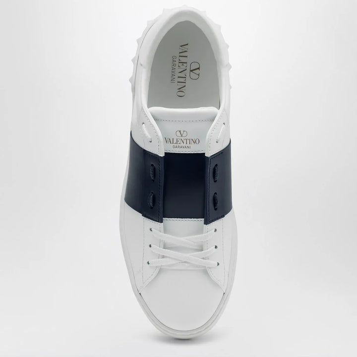 Valentino Garavani - White/Dark blue Open Sneakers Brand Shoes