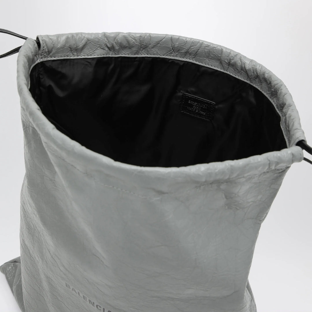 Balenciaga - La Pochette dust bag shopper in Arena lambskin grey Brand Shopper Bag TU