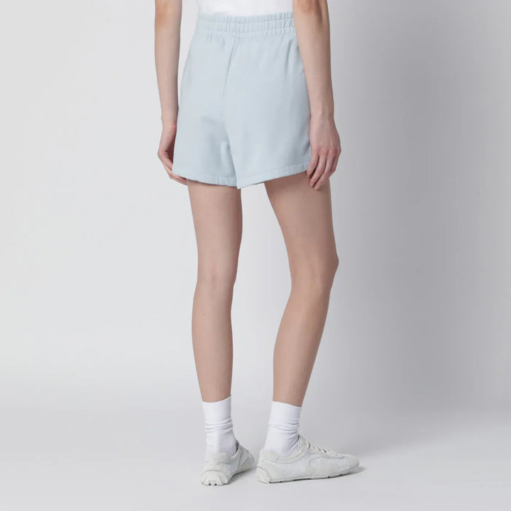 ANINE BING - Light blue cotton Shorts Brand Shorts
