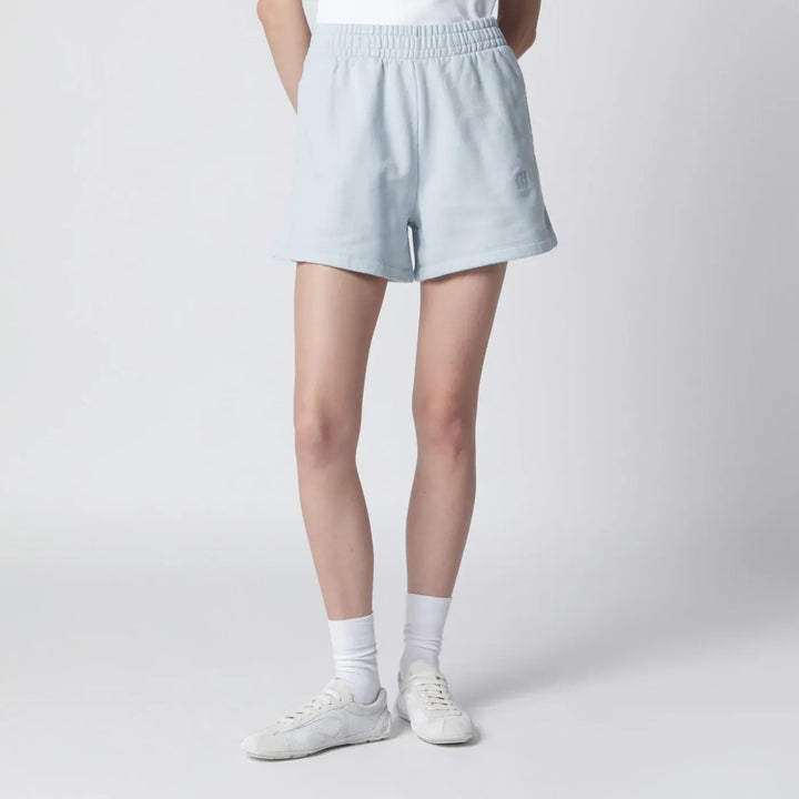 ANINE BING - Light blue cotton Shorts Brand Shorts XS