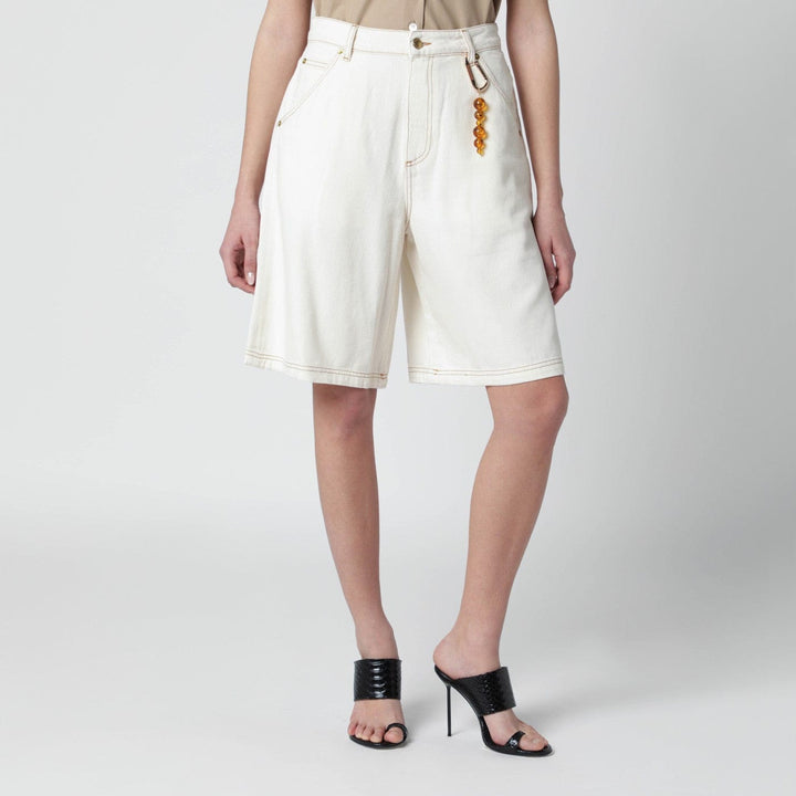Shorts DARKPARK - Ecru cotton bermuda shorts Brand