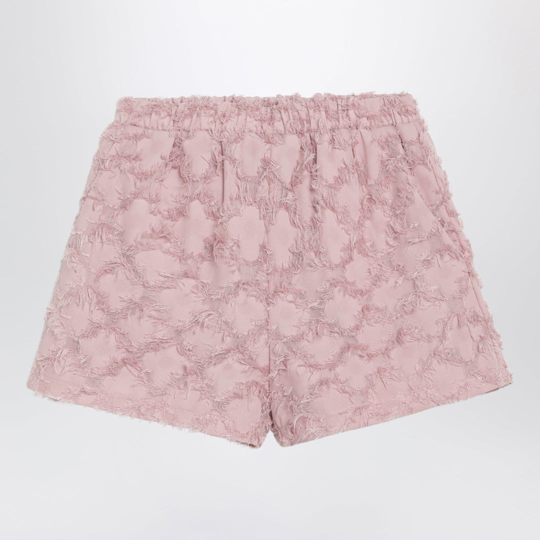Shorts 10 Douuod - Pink patterned shorts with fringes Brand