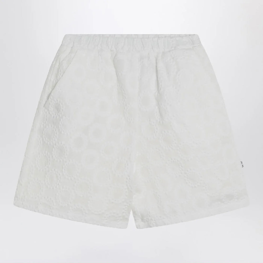 Douuod - White cotton Shorts Brand Shorts 12
