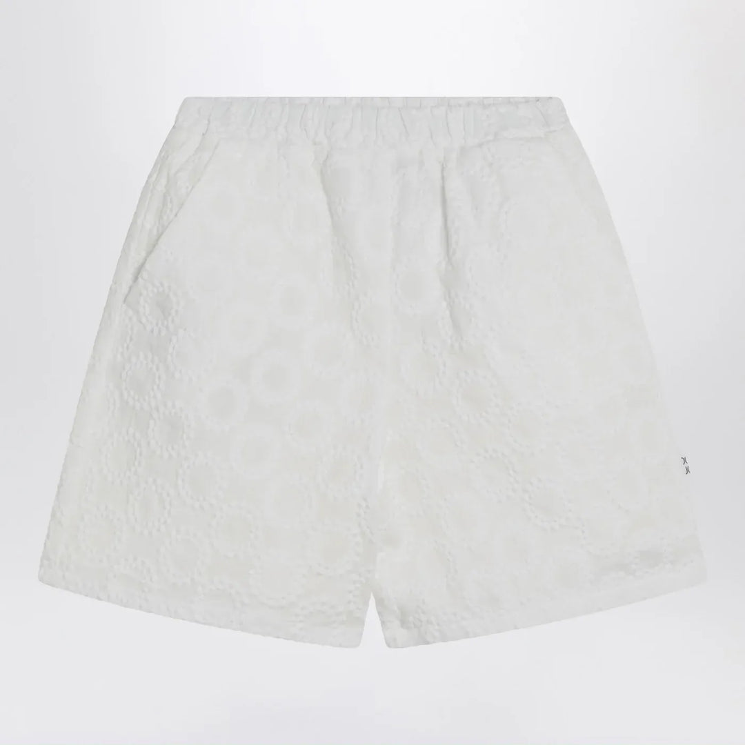Douuod - White cotton Shorts Brand Shorts 12