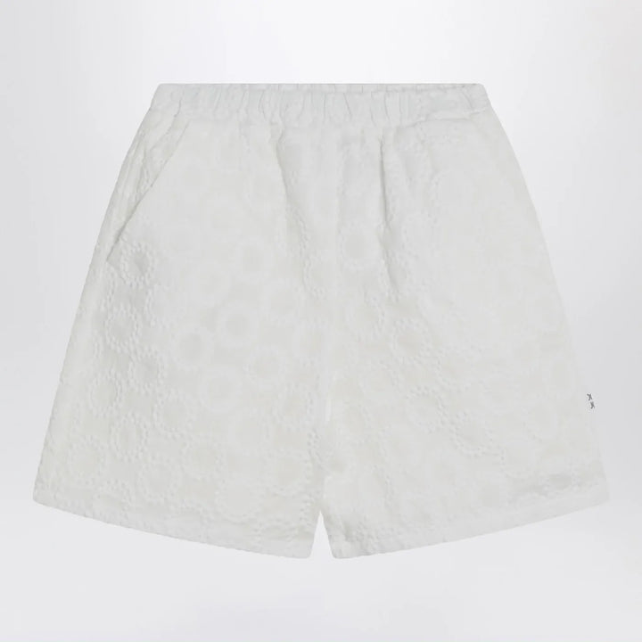 Douuod - White cotton Shorts Brand Shorts 12