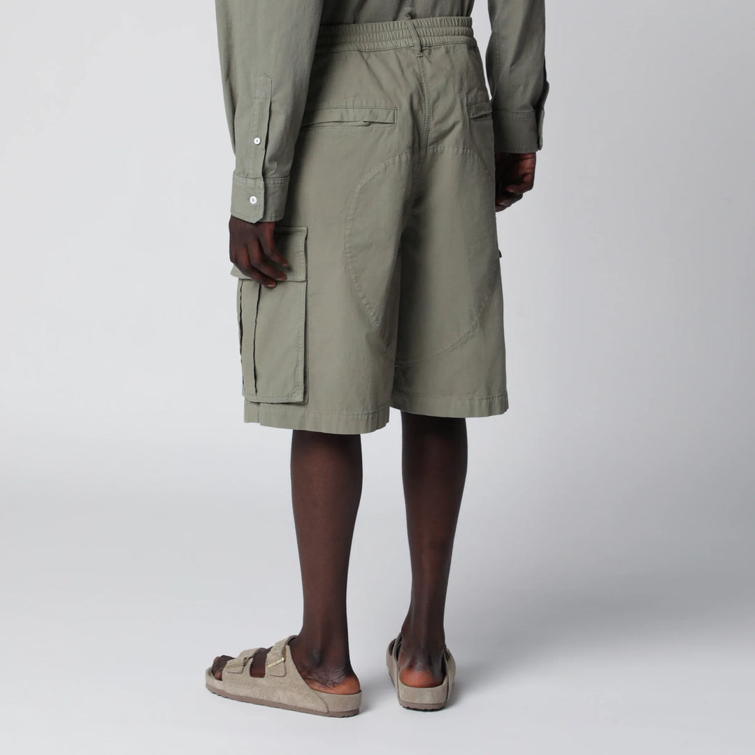 Dsquared2 - D2 Cargo ripstop cotton cargo shorts in oak Brand Shorts