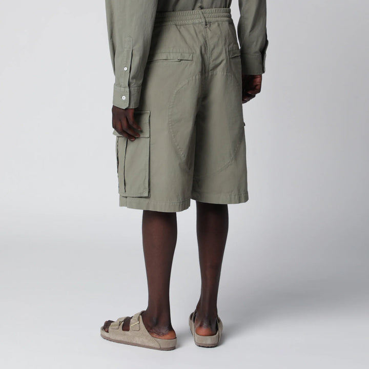 Dsquared2 - D2 Cargo ripstop cotton cargo shorts in oak Brand Shorts