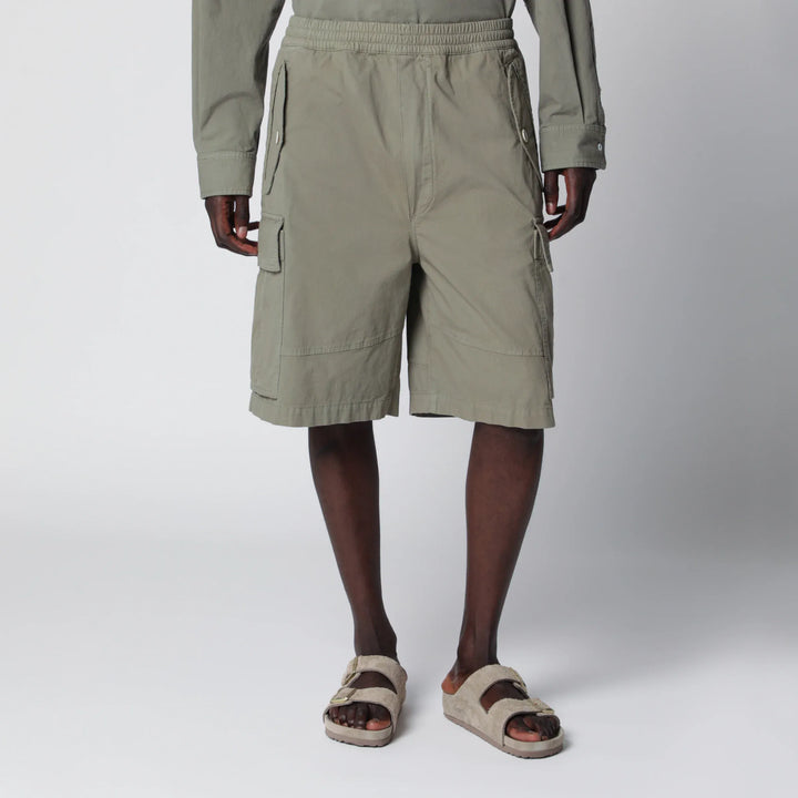 Dsquared2 - D2 Cargo ripstop cotton cargo shorts in oak Brand Shorts 46 IT