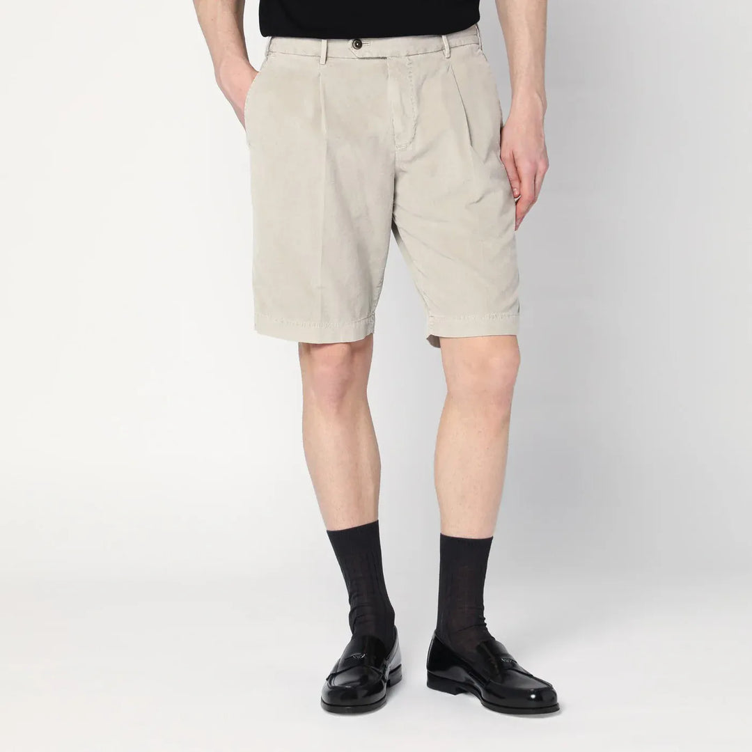 PT Torino - Beige cotton bermuda shorts Brand Shorts 46 IT
