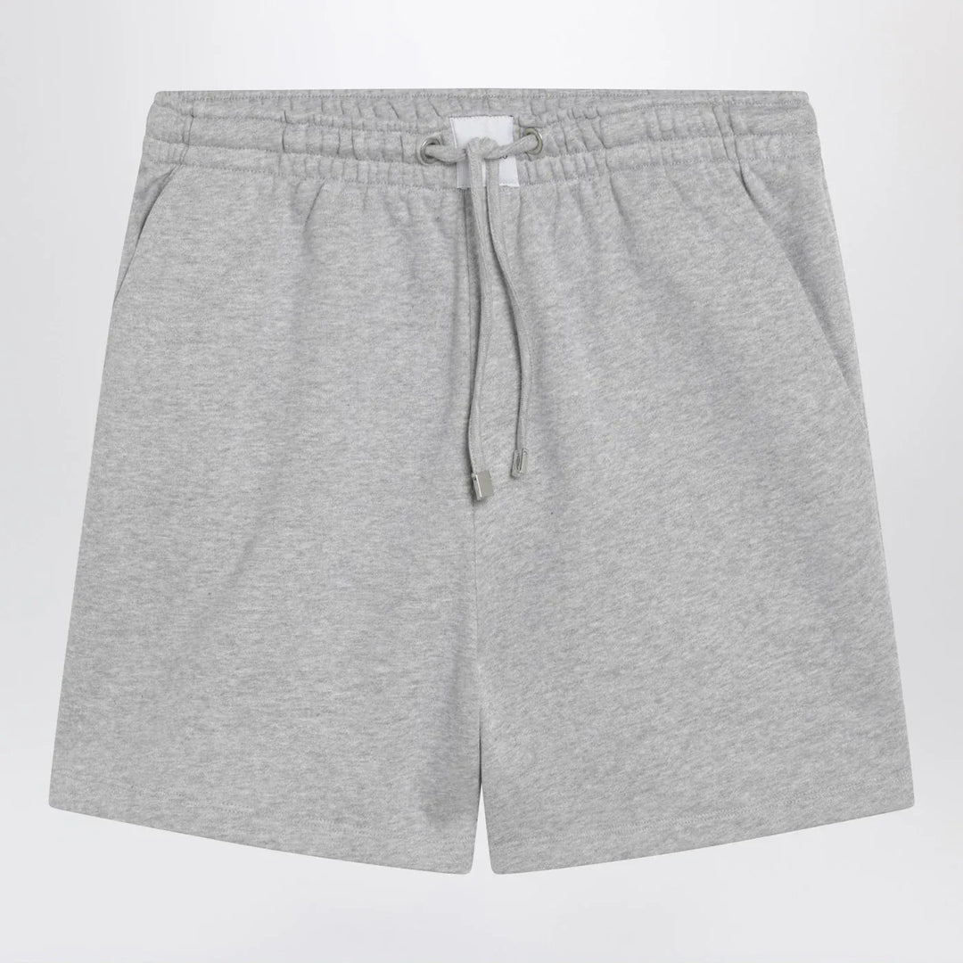 The Attico - Grey cotton Shorts Brand Shorts 38  IT
