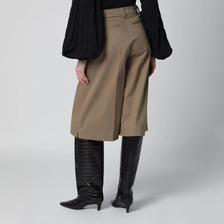 TheLatest - Cognac cotton Dakota bermuda shorts Brand Shorts