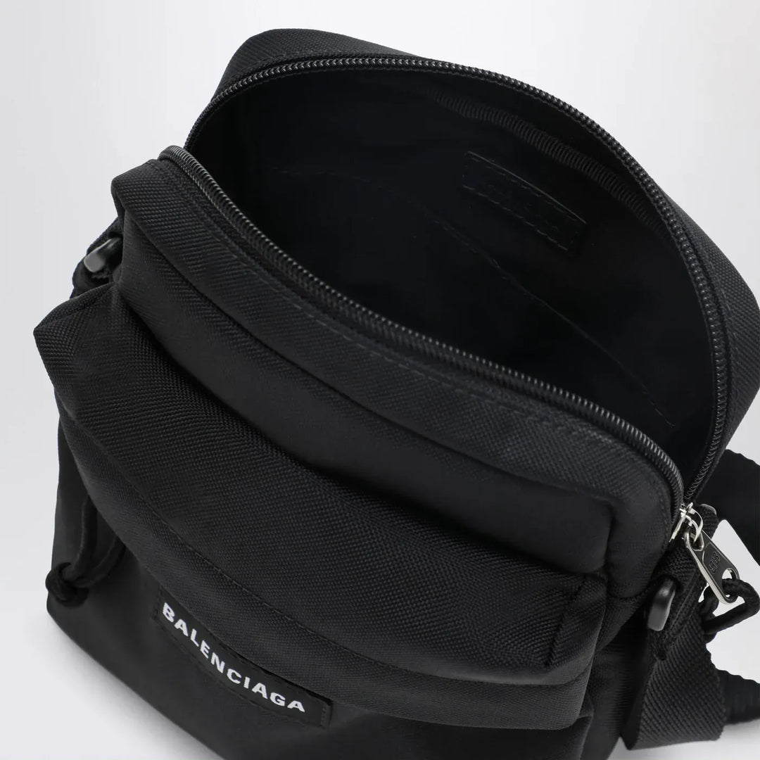Balenciaga - Explorer black nylon shoulder bag Brand Shoulder Bag TU