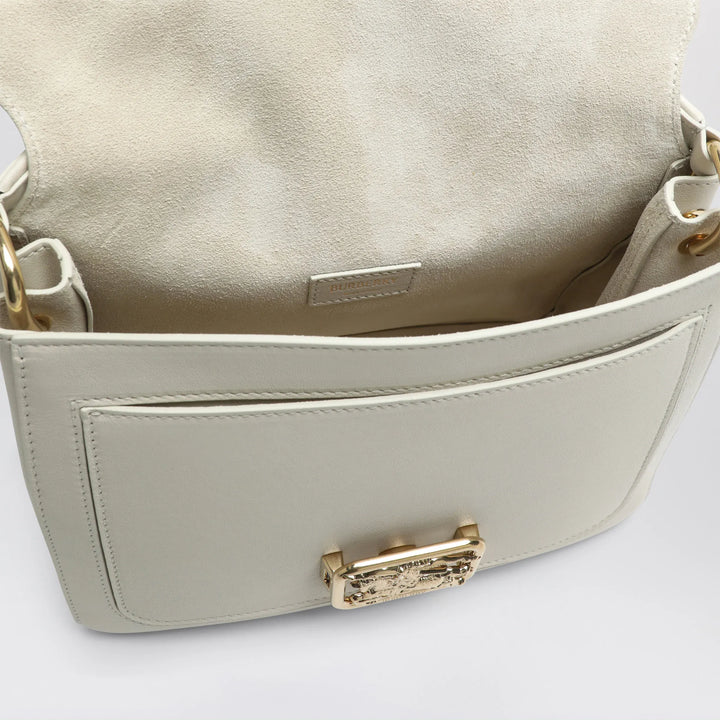 Burberry - Small Rider shoulder bag in beige lambskin Brand Shoulder Bag U