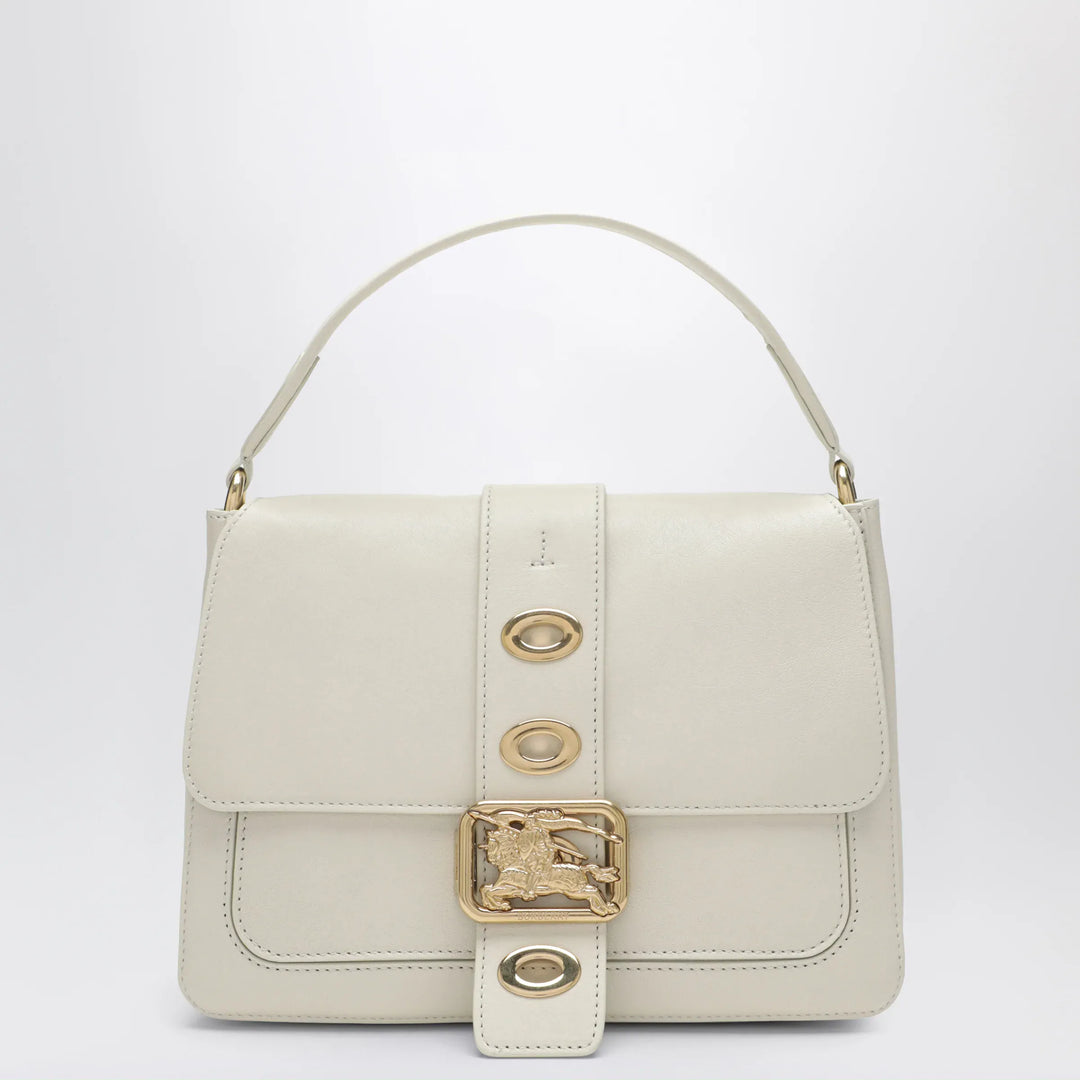 Burberry - Small Rider shoulder bag in beige lambskin Brand Shoulder Bag U