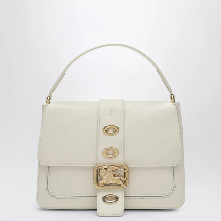 Burberry - Small Rider shoulder bag in beige lambskin Brand Shoulder Bag U