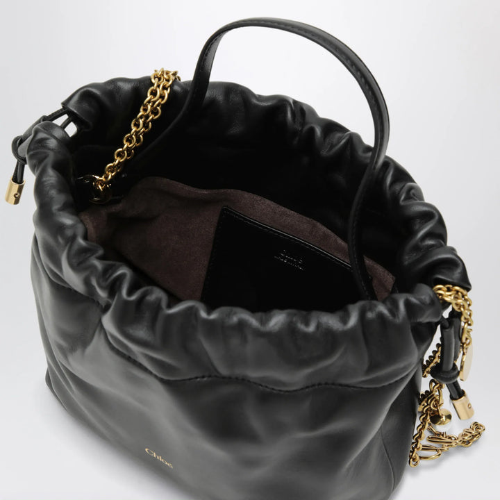Chloé - Small Icons shoulder bag with chain in lambskin black Brand Shoulder Bag U