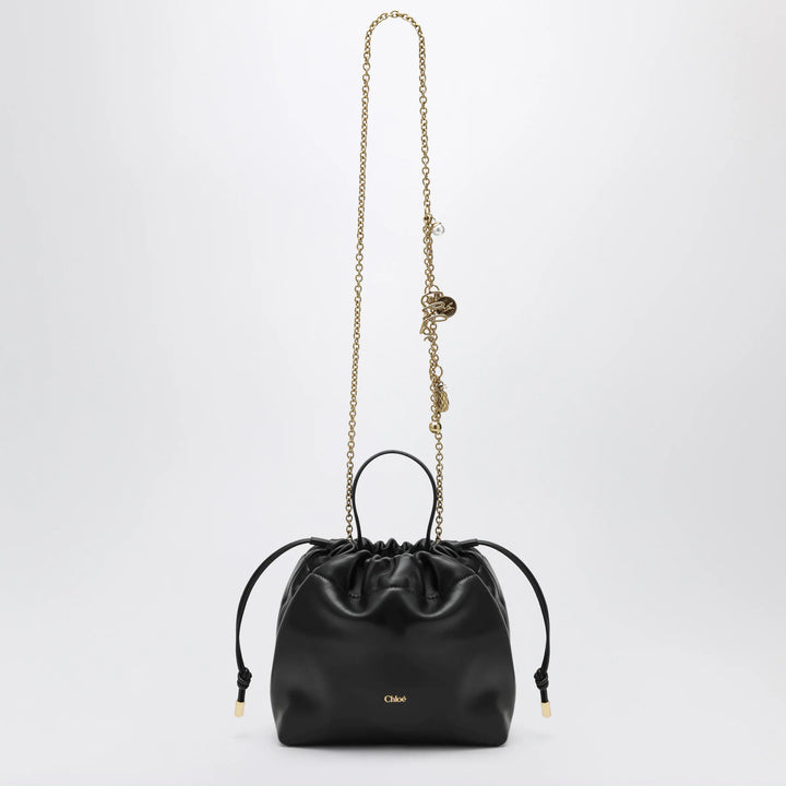 Chloé - Small Icons shoulder bag with chain in lambskin black Brand Shoulder Bag U