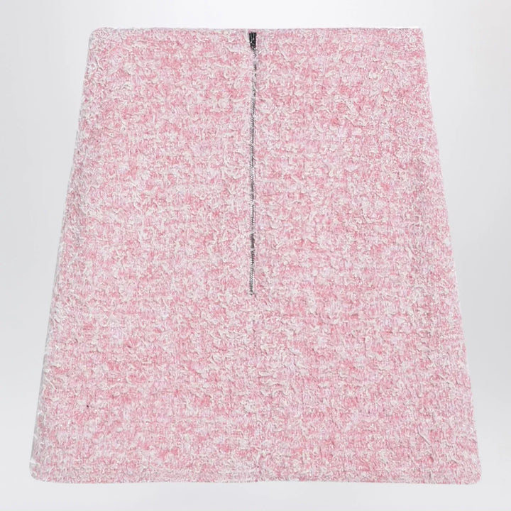 Balenciaga - Pink cotton blend tweed mini skirt Brand Skirts M