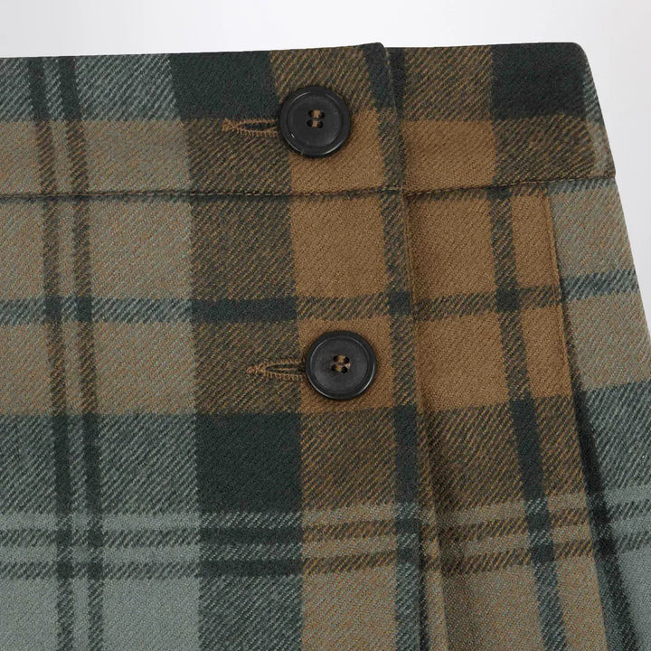 Bonpoint - Talissa kilt skirt in wool with check pattern Brand Skirts 4