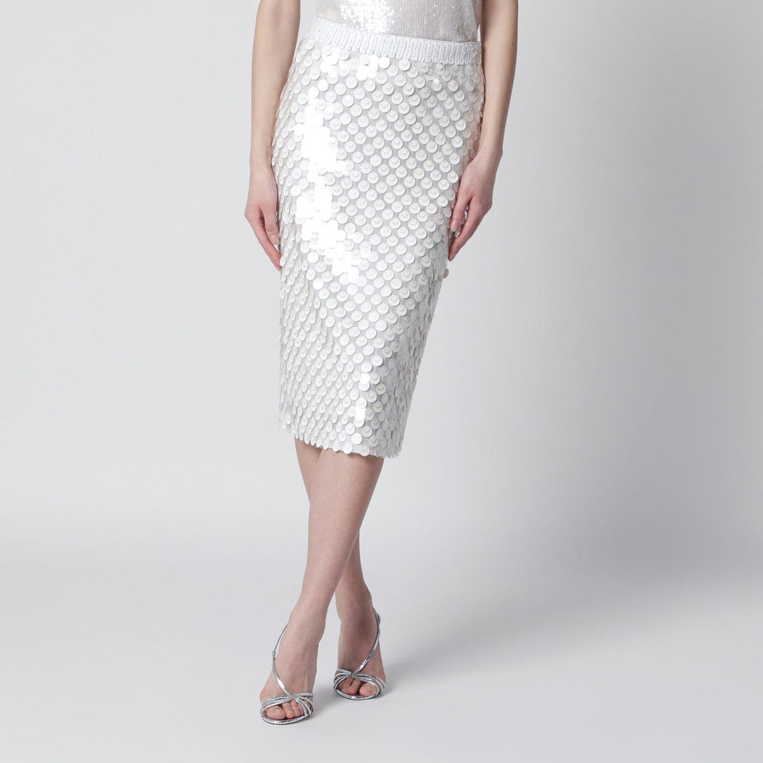 Skirts M Cream sequin pencil skirt Brand