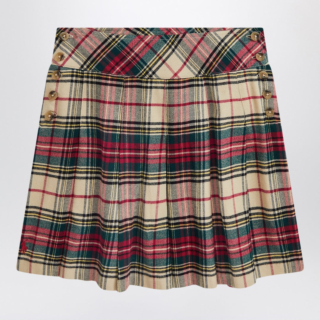 Skirts 7 Polo Ralph Lauren - Cream/red cotton twill tartan skirt Brand