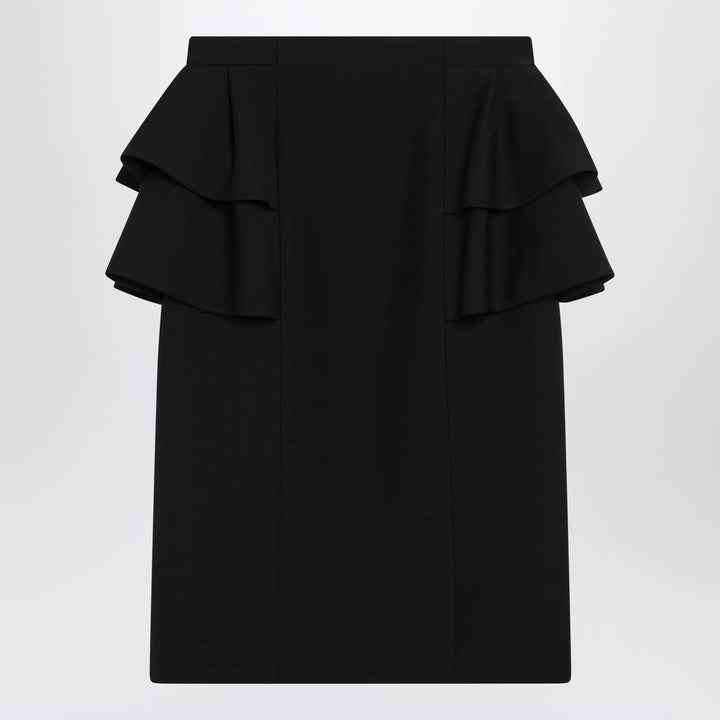 Skirts Valentino - Black skirt with ruffles on the sides Brand