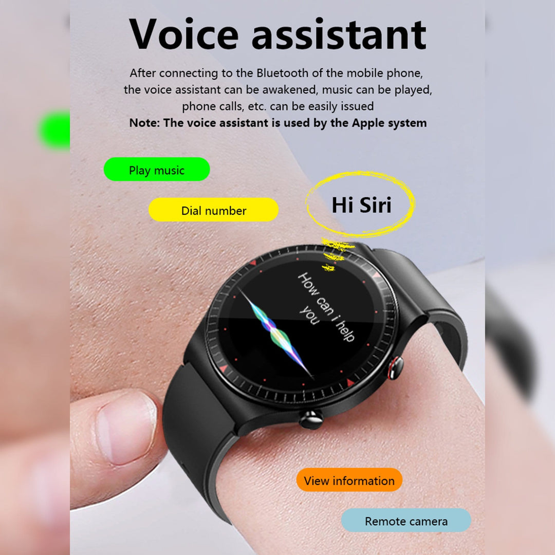 Fashion Smartwatch Voice Assistance Recording Make and Receive
