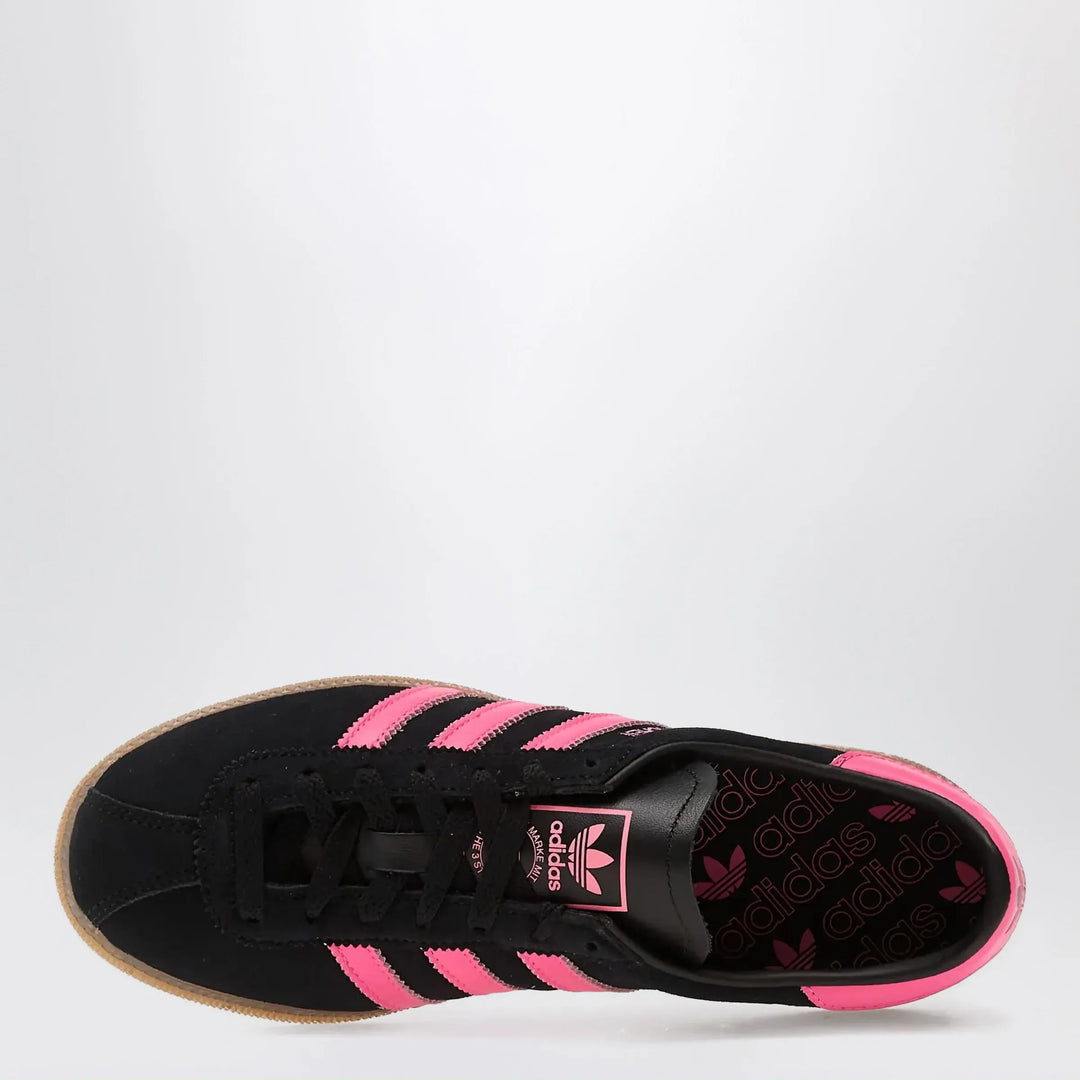 adidas Originals - Sneakers München in black/fuchsia suede Brand Sneakers