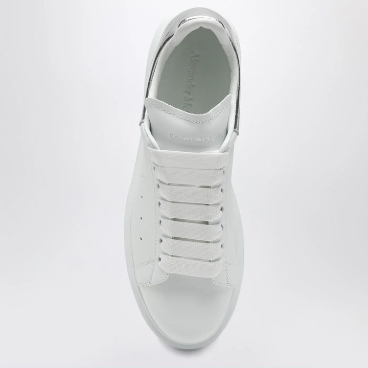Alexander McQueen - Oversize Sneakers white/silver croc Brand Sneakers