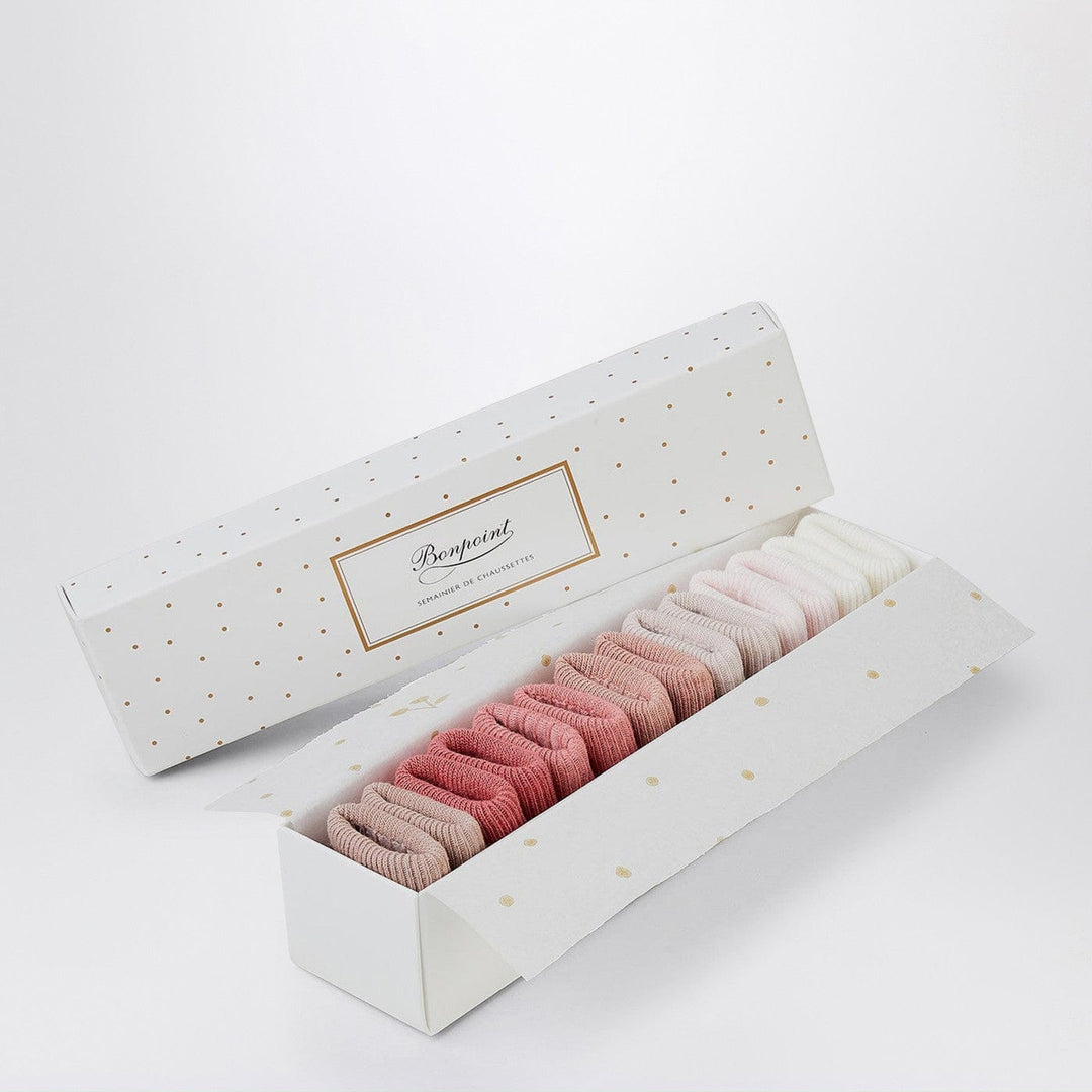 Socks T1 Bonpoint - Sock set Day of the Week Faded pink Brand