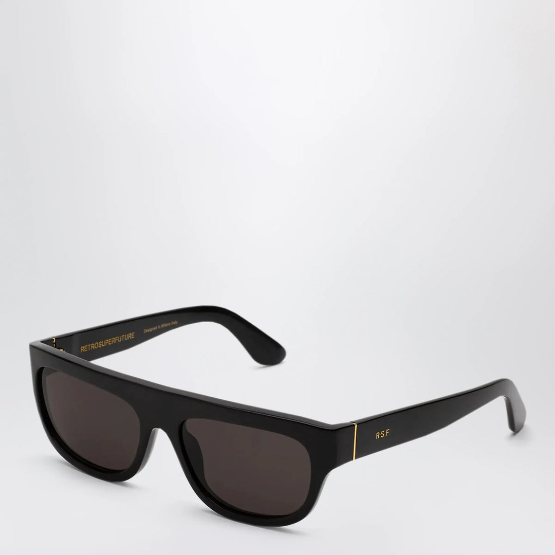 RETROSUPERFUTURE - Black Serioso Sunglasses Brand Sunglasses U