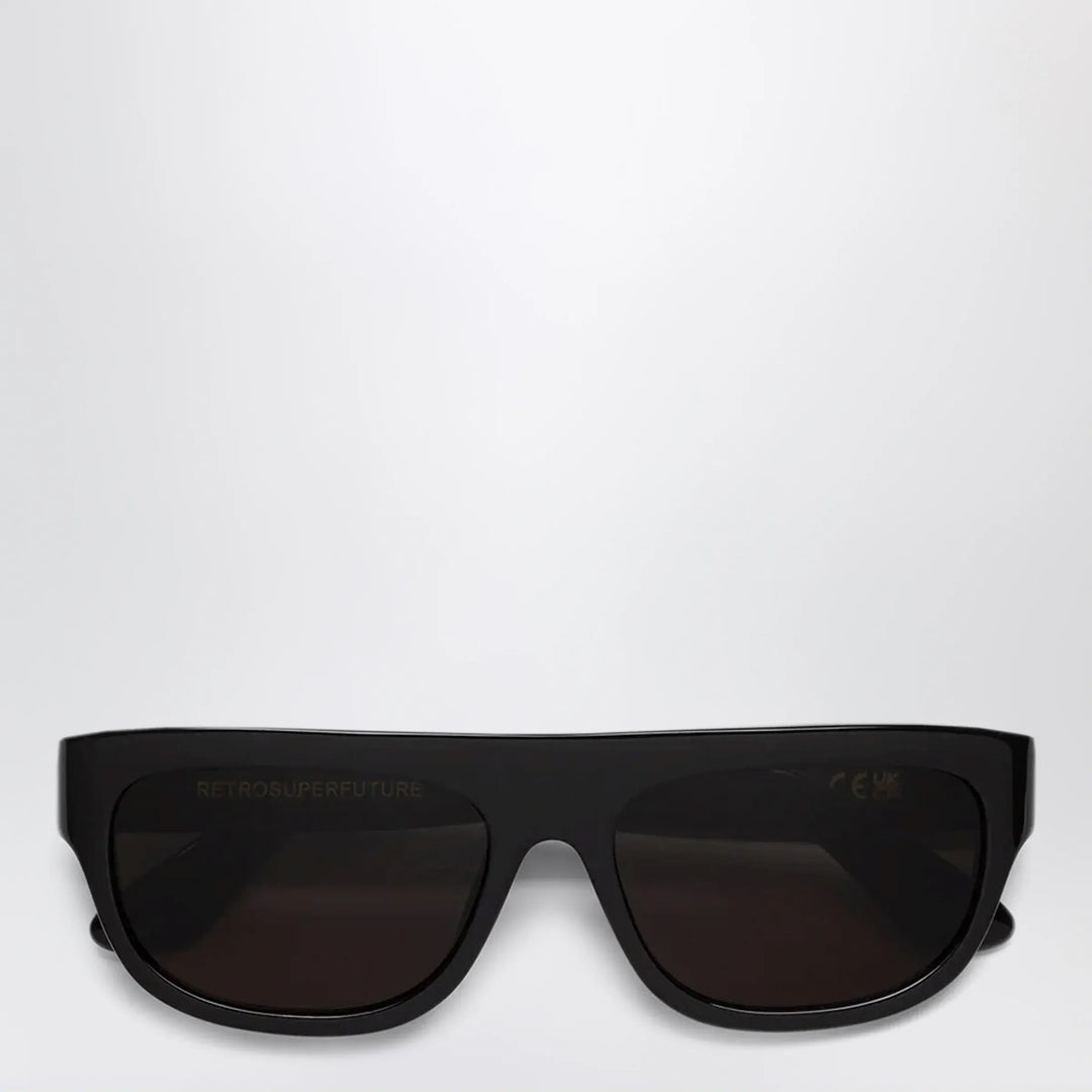 RETROSUPERFUTURE - Black Serioso Sunglasses Brand Sunglasses U