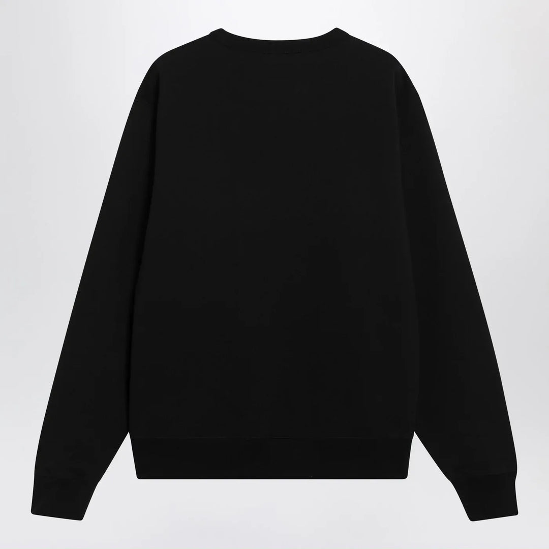 Burberry - Black slim cotton terry-effect sweatshirt Brand Sweatershirt