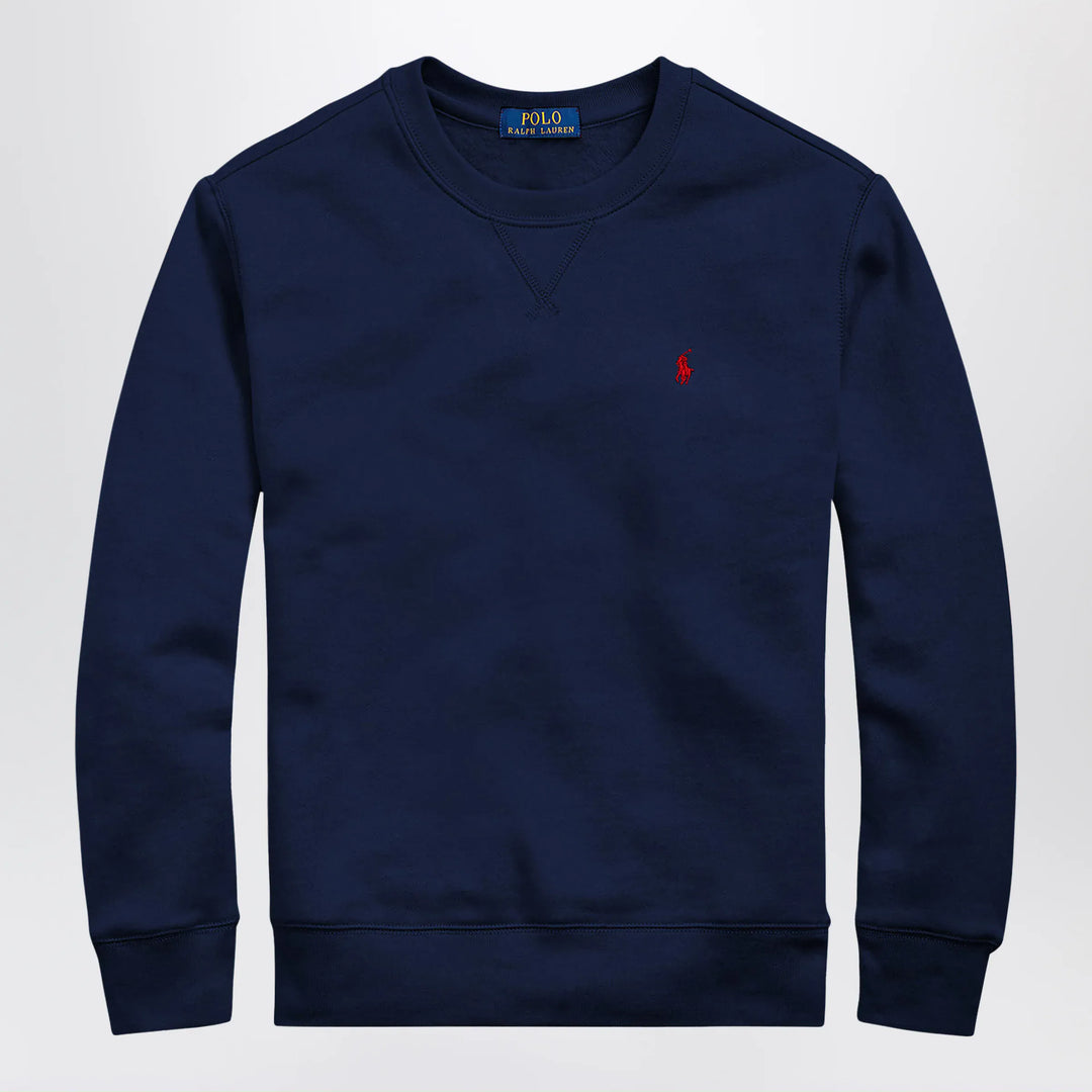 Polo Ralph Lauren - Navy blue cotton blend sweatshirt Brand Sweatshirt