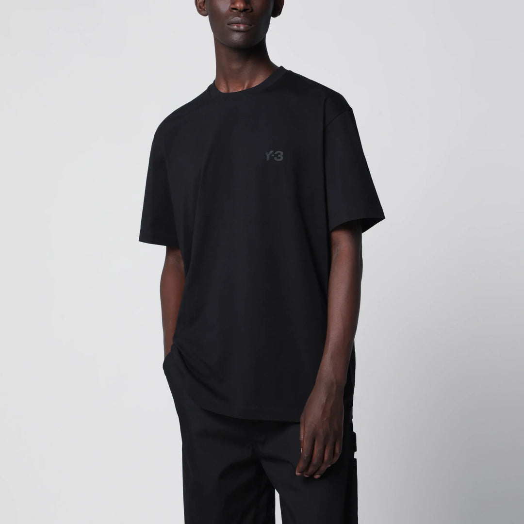 adidas Y-3 - Black T-shirt with logo Brand T-Shirt S