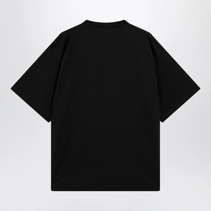 Balenciaga - Holiday graphic print cotton T-shirt in black Brand T-Shirt