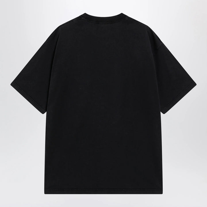 Balenciaga - The Address men’s regular-fit T-shirt in faded black cotton Brand T-Shirt