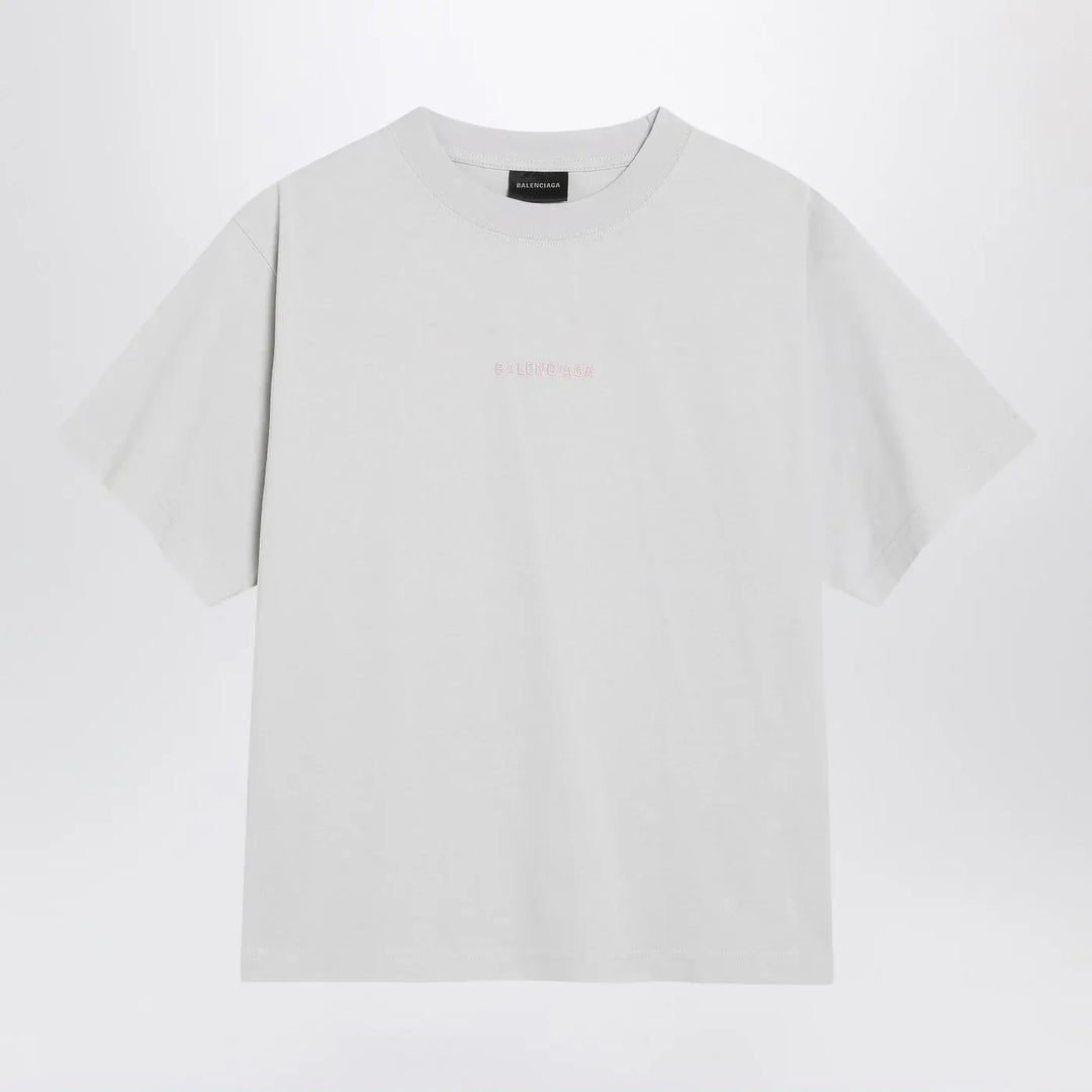 Balenciaga - White Balenciaga Back Medium Fit T-shirt Brand T-Shirt L