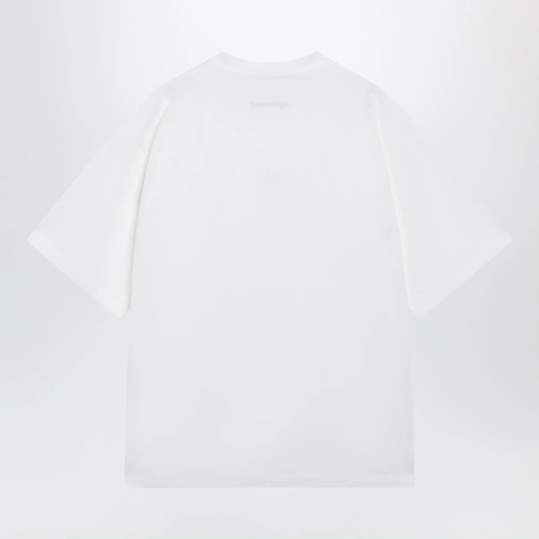 Balenciaga - White Bodies T-shirt with regular fit Brand T-Shirt