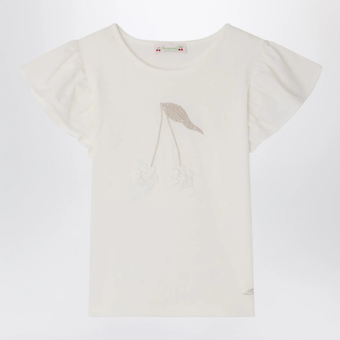 Bonpoint - Emila white cotton T-shirt Brand T-Shirt