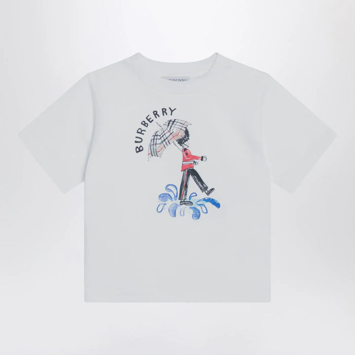 Burberry - White T-shirt with logo print Brand T-shirt 12