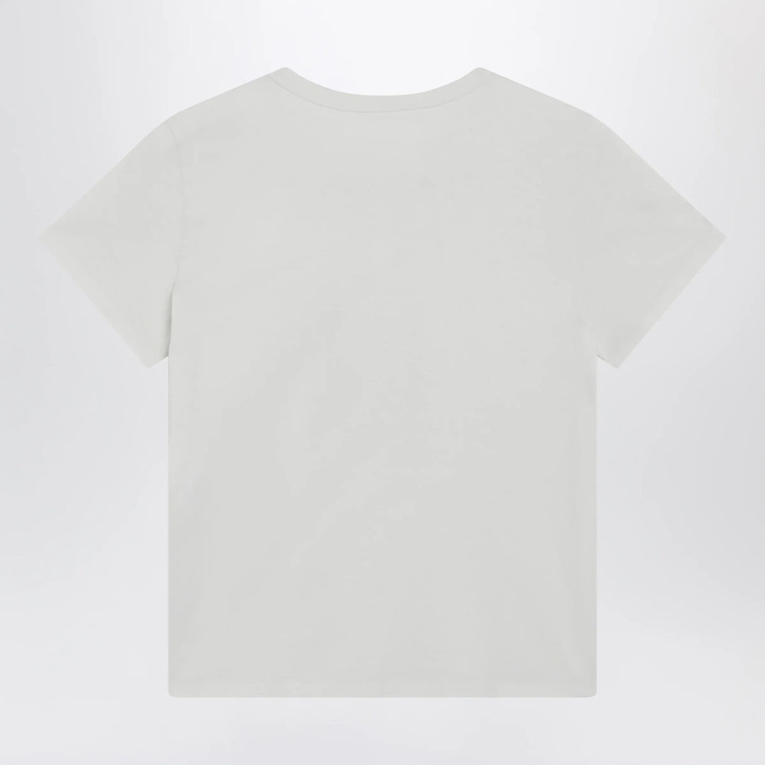 Maison Margiela - Cotton jersey short-sleeve crew-neck T-shirt in white Brand T-Shirt