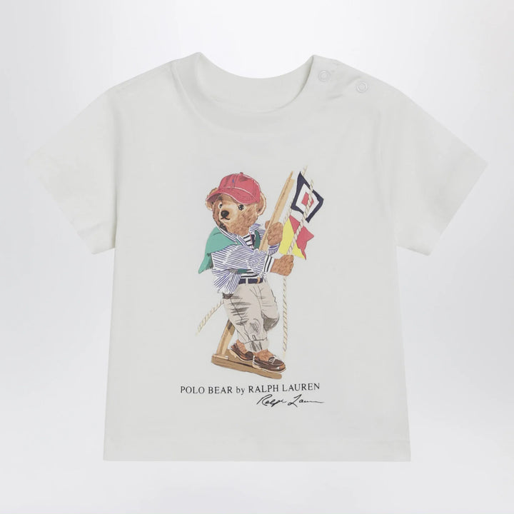 Polo Ralph Lauren - White Polo Bear cotton T-shirt Brand T-Shirt 3M