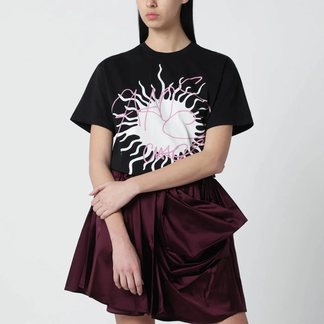 Vivienne Westwood - Black T-shirt with logo print Brand T-Shirt S