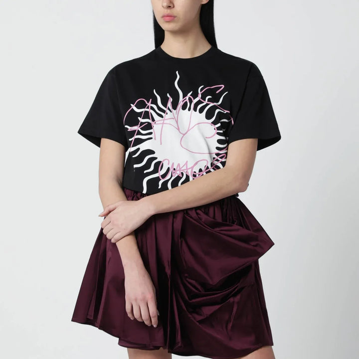 Vivienne Westwood - Black T-shirt with logo print Brand T-Shirt S