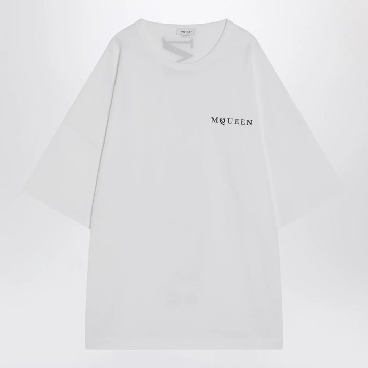 Alexander McQueen - White oversized t-shirt with logo Brand T-Shirts L