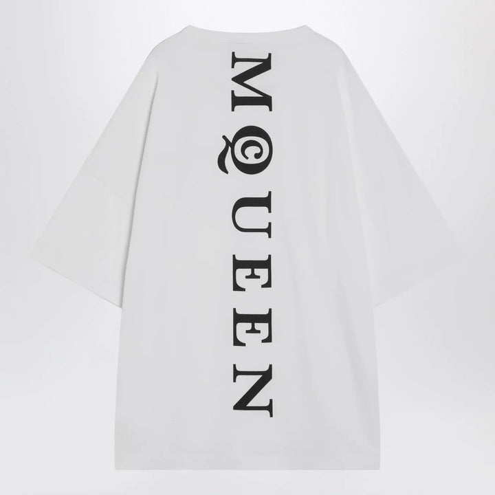 Alexander McQueen - White oversized t-shirt with logo Brand T-Shirts L