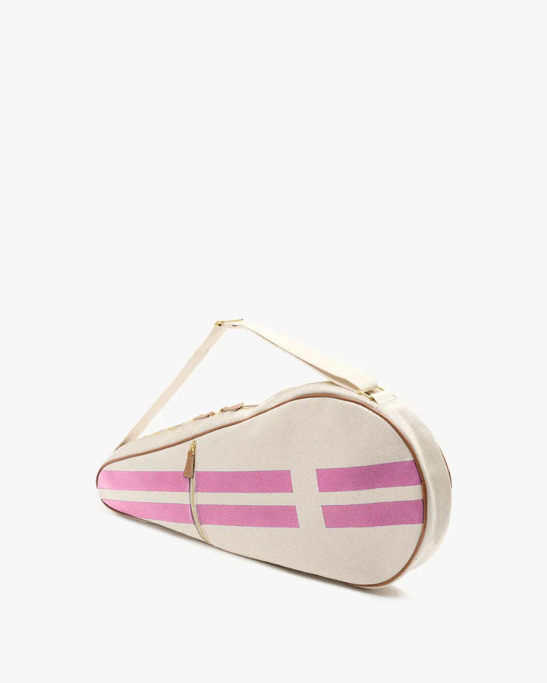 My Style Bags Personalised Glamour Tennis Bag - 08nt Stripes Pink Brand Tennis Bag