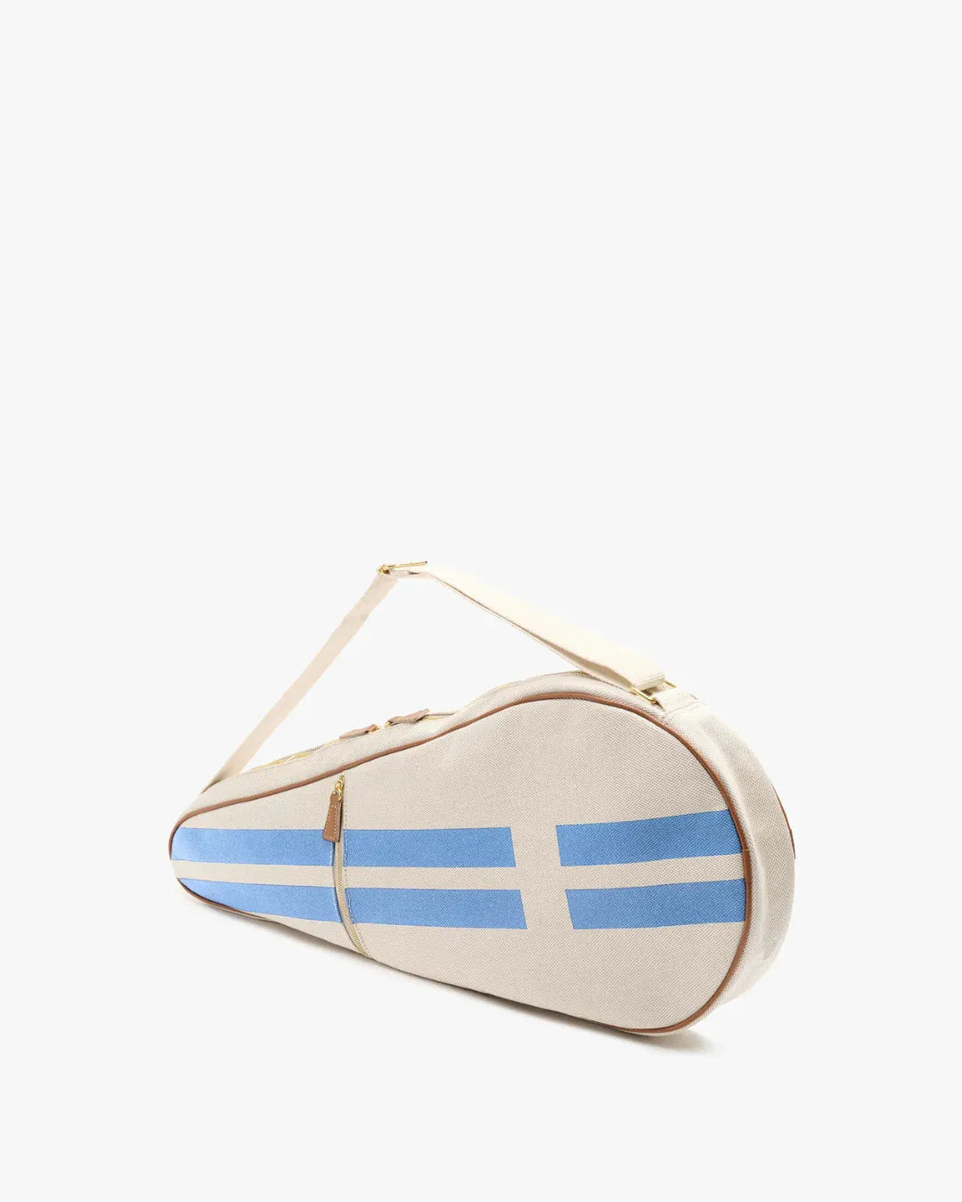 My Style Bags Personalised Glamour Tennis Bag - 12nt Stripes Light Blue Brand Tennis Bag